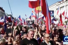 Biểu tình phản đối viện trợ chiến tranh Ukraine