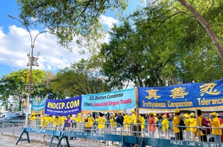Pháp Luân Công kêu gọi chấm dứt cuộc đàn áp của ĐCSTQ bên ngoài Liên Hợp Quốc