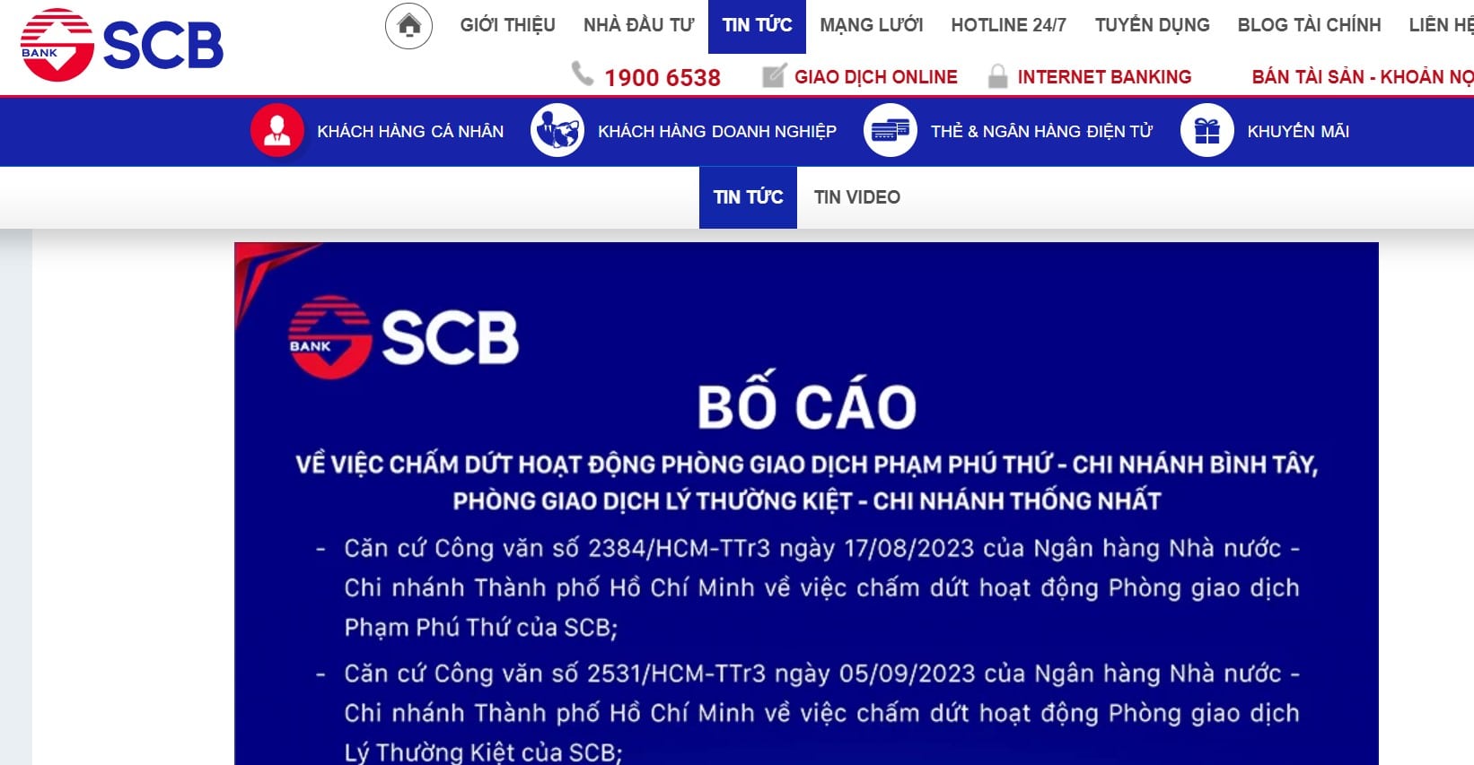 ngan hang scb dong cua phong giao dich tphcm scb dong cua chi nhanh scb dong cua