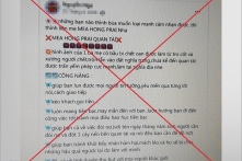 Rao bán bùa phép trên Facebook, 2 phụ nữ ở Hà Nội bị xử phạt