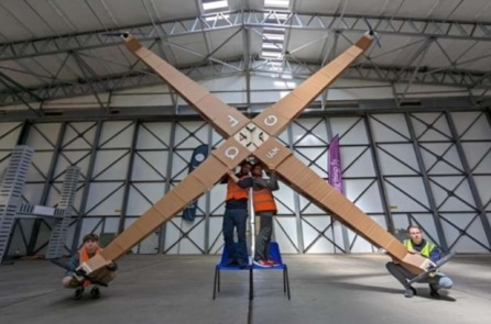 Anh phát triển mẫu drone trang bị 4 cánh lớn nhất thế giới