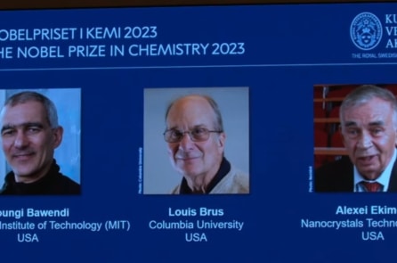 Giải Nobel Hóa học 2023 vinh danh ba nhà khoa học nghiên cứu công nghệ nano