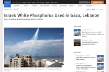 Tổ chức Theo dõi Nhân quyền xác thực quân đội Israel sử dụng phốt pho trắng tại Gaza