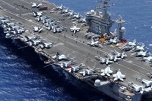 Hàng không mẫu hạm thứ hai của Mỹ USS Eisenhower được cử tới trợ uy cho Israel