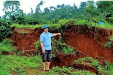 Đắk Nông: Sụt lún, đứt gãy bất thường với diện tích hơn 9ha