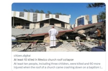 Sập mái nhà thờ ở Mexico, ít nhất 10 người thiệt mạng