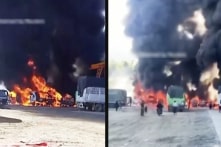 Sau khi hơn 100 xe tải bị đốt, ĐCSTQ tiến hành tập trận ở biên giới Trung Quốc – Myanmar