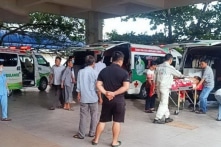 Nổ bình gas ở nhà máy đóng tàu Dung Quất, 9 người bị thương