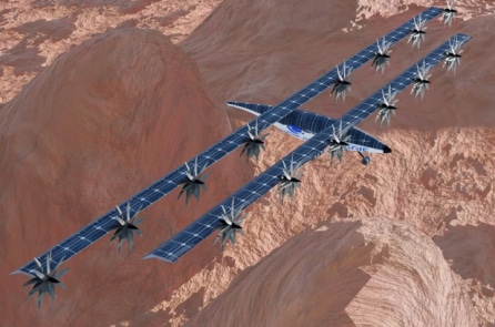 NASA giới thiệu mẫu máy bay năng lượng Mặt Trời trên sao Hỏa
