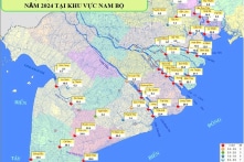 TP.HCM xâm nhập mặn sâu đến 80 km, cảnh báo cấp độ 3