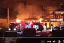 Cháy chợ hoa và chim lớn nhất châu Á ở Quảng Châu [Video]