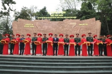 Khánh thành bức phù điêu ông Hồ Chí Minh 50 tỷ đồng ở Đền Hùng