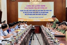 BCA thanh tra Ngân hàng Nhà nước về bảo vệ bí mật nhà nước và an ninh mạng