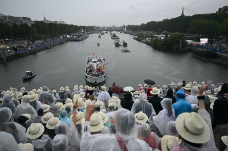 Loạt ảnh độc đáo về lễ khai mạc Olympic Paris 2024