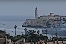 Tàu hải quân của Nga cập cảng Cuba