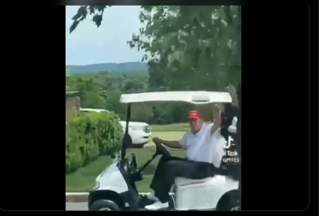 Trump choi golf