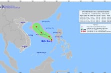 Biển Đông xuất hiện áp thấp nhiệt đới