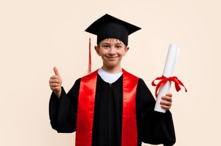 Tốt nghiệp trung học ở tuổi 12, cậu bé thần đồng tiếp tục học 2 bằng kép đại học