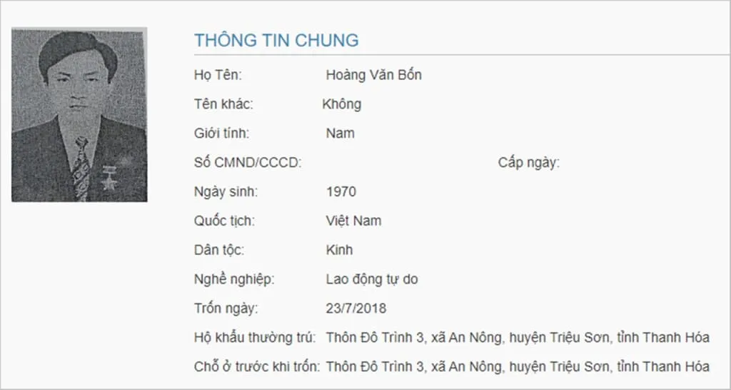 cuu chu tich hoi nong dan huyen tron truy na thay ten doi ho