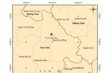 Kon Tum liên tiếp xảy ra 4 trận động đất, mạnh nhất 5.0 độ richter