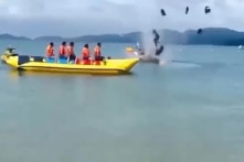 Mô tô nước phát nổ, bốc cháy trên biển Cô Tô