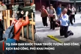 [VIDEO] Người TQ quỳ khóc trước Tượng Bao Công, diễn viên đóng Bao Công để kêu oan