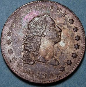 Flowing hair dollar