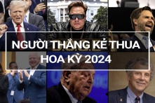 Người thắng kẻ thua trên vũ đài chính trị Mỹ năm 2024