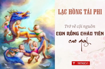 Tranh Tết “Lạc Hồng tái phi”: Trở về cội nguồn Con Rồng cháu Tiên cao quý!