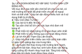 Hà Nội: Mẹ bị lừa hơn 1 tỷ đồng khi đăng ký học bóng rổ cho con qua Facebook