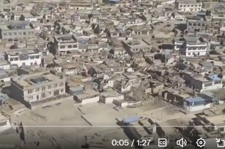 5 hồ chứa thủy điện ở Tây Tạng xuất hiện vết nứt sau động đất mạnh