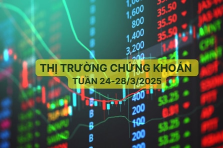 Chứng khoán tuần 24-28/3/2025: VN-Index giảm, nhà đầu tư nước ngoài tiếp tục rút ròng 2.381 tỷ đồng