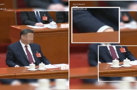 Bàn tay của ông Tập Cận Bình cử động bất thường trong phiên họp bế mạc lưỡng hội