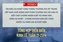 Kinh tế tuần 21-27/4: Khối ngoại quay lại mua ròng, Vàng giảm nhiệt, Nhiều vụ thực phẩm, thuốc giả bị phát hiện