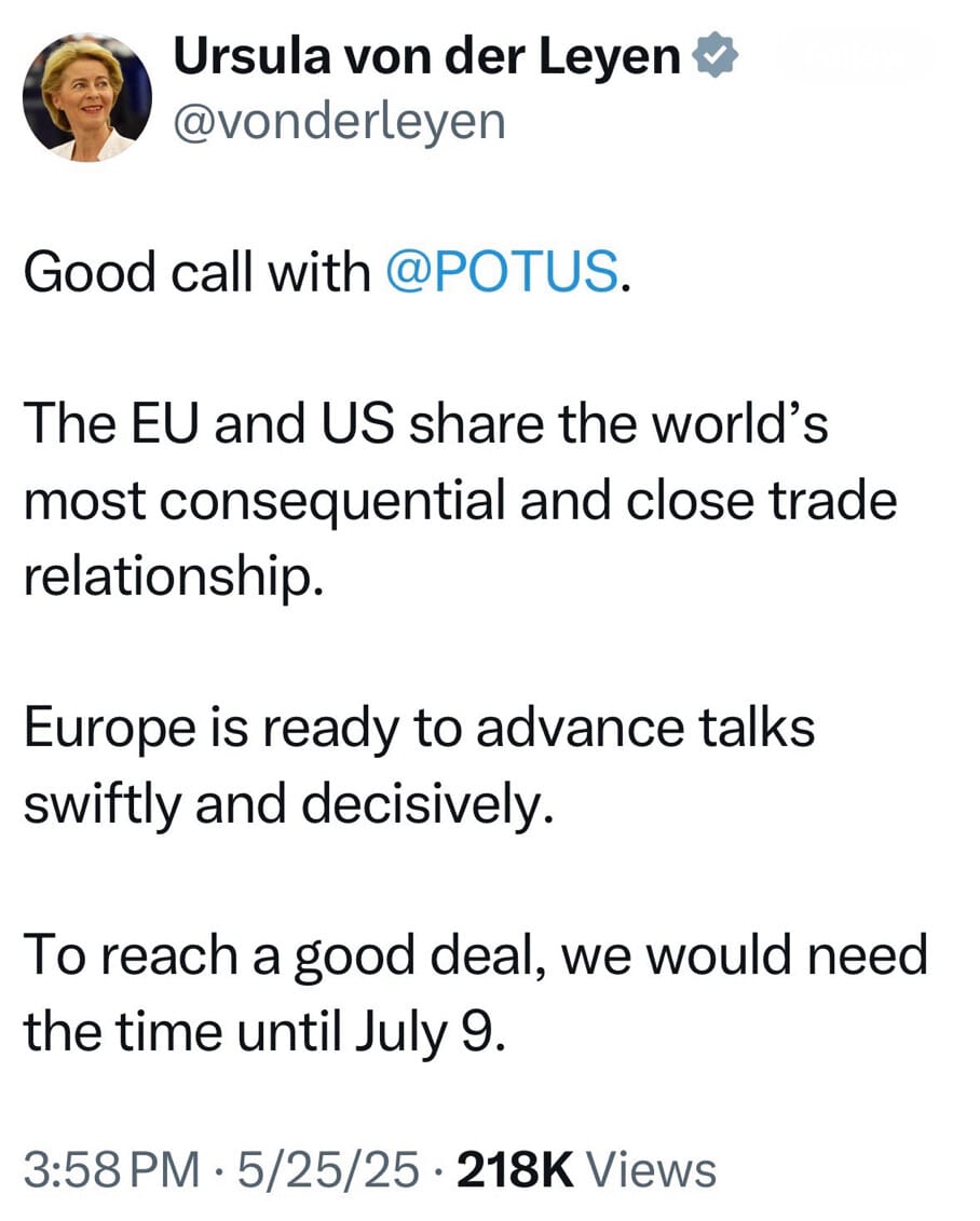 Tweet cua ba Leyen