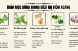 5 bài thuốc tự nhiên hỗ trợ điều trị viêm xoang