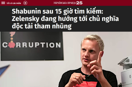 Chống tham nhũng nên bị Zelensky soát nhà, dấy lên nhiều lo ngại — Bloomberg