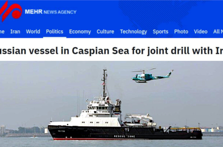 Nga và Iran tập trận chung trên biển Caspi