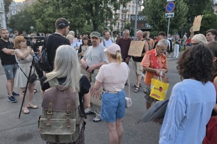 Biểu tình chống chính phủ Ukraine vẫn tiếp tục ở Kiev