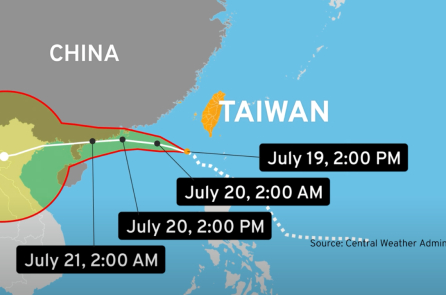Tình hình bão Wipha đổ bộ vào Đài Loan, Philippines, Trung Quốc và Việt Nam