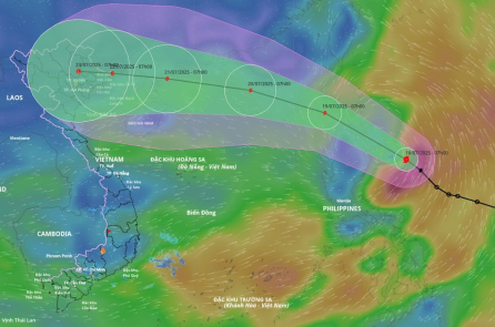 Bão Wipha dự kiến mạnh cấp 12, ảnh hưởng miền Bắc từ 22/7
