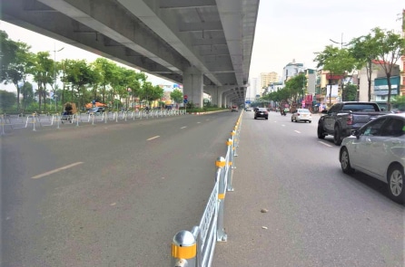 Hà Nội phân làn đường Phạm Văn Đồng và Võ Chí Công