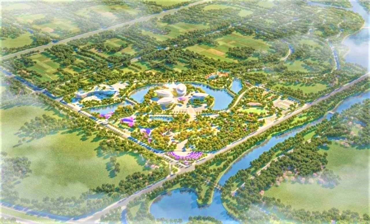 ha noi phe duyet quy hoach khu cong vien 604 ha tai me linh