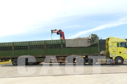 Quảng Trị: Xe rơ-moóc chở vượt tải trọng 429%