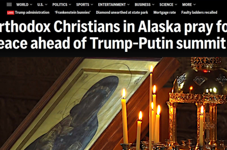 Cộng đồng Chính thống giáo Alaska cầu nguyện hòa bình cho Donald Trump và Vladimir Putin