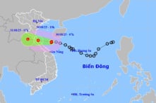 Bão số 6 (Nongfa) sắp vào đất liền, gây mưa to từ Thanh Hóa đến Huế