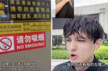 Vlogger người Anh bị hành hung khi nhắc nhở không hút thuốc ở Thượng Hải