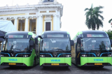Tuyến buýt điện E11 phục vụ du lịch miễn phí tại Hà Nội đi vào hoạt động