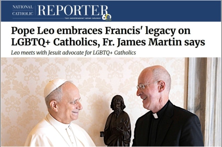 Giáo hoàng Leo đã đón tiếp hữu hảo đại diện nhóm LGBT