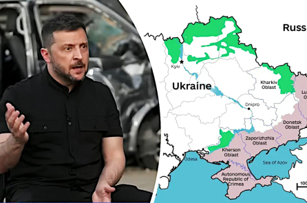 “Chiến thắng vẫn thuộc về chúng ta,” Zelensky nói trên nền nhà máy Mỹ đổ nát ở Ukraine